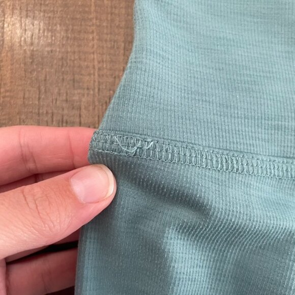 Beyond Yoga Women’s Blue High Rise Ribbed Spacedye Leggings S - Picture 7 of 8